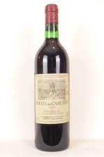 pauillac moulin des carruades de château lafite-rothschild rouge 1977 - bordeaux