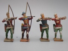 PLOMB  CBG-MIGNOT  FAB  1960     -  4  SOLDATS MOYEN-AGE LOT 3