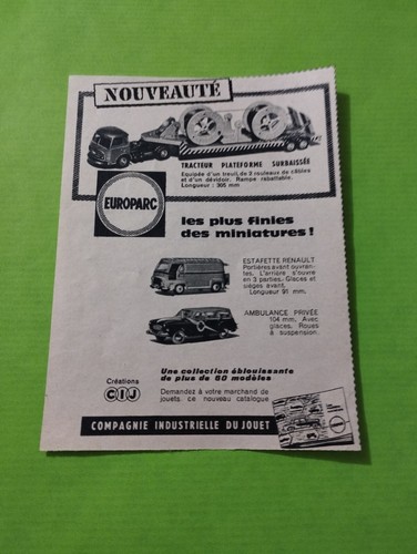 Publicite europarc tracteur - publicite,