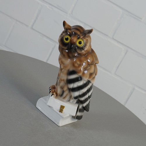 Noble figurine hibou - noble, en