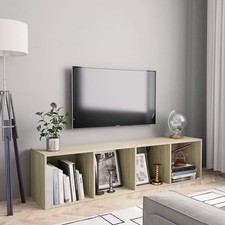 Bibliothèque/Meuble TV Chêne