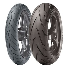 SET DE PNEUS METZELER 120/70-17 (58W) + 160/60-17 (69W) SPORTEC M3