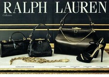 publicité Advertising 0421  2012  Ralph Lauren chaussures escarpins maroquinerie