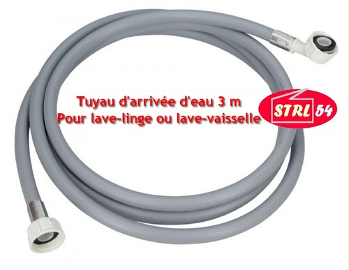 Tuyau arrivée eau - 3m,