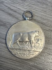 Medaille ancienne « Animaux Reproducteurs » Par Vernon - Cuivre Argenté