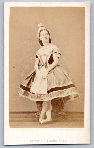 Cdv 1865 danseuse costume - 1865,