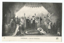 TUNISIE  CARTHAGE  MORT DE SAINT LOUIS  PEINTURE