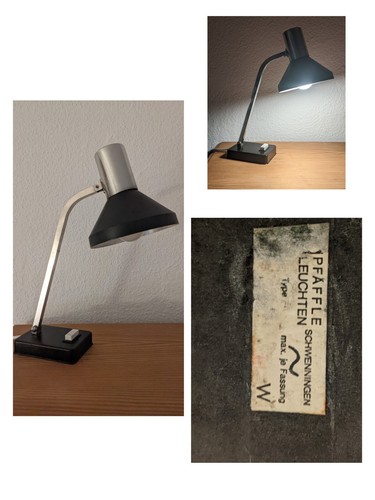 Lampe bureau 70s pfäffle - de,