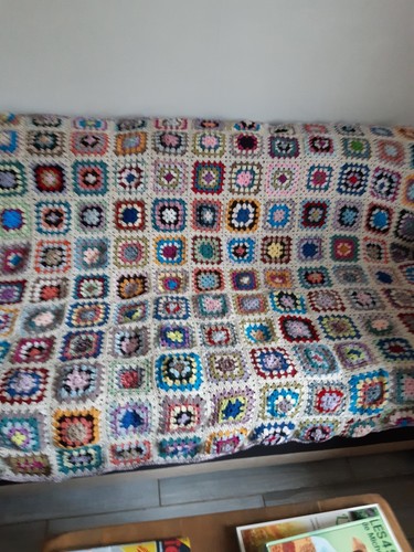 Plaid granny en coton - ou,