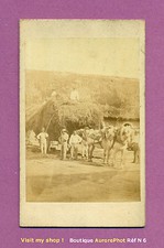 Cdv scène rurale ferme - À, la