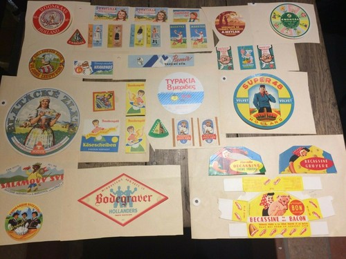 Lot étiquettes anciennes - Étiquettes,