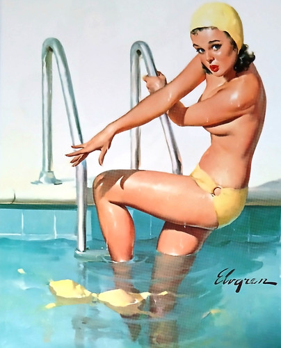 Grande litho pin - up,
