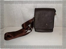 Sacoche / Sac Bandoulière  en Cuir Marron Montblanc