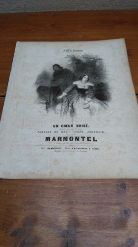 Partition ancienne cœur - ancienne, "un
