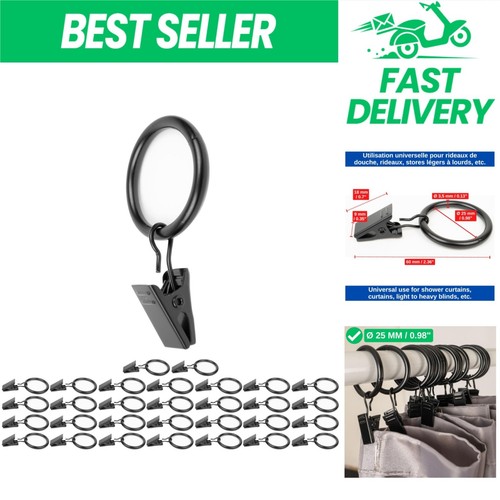 Pinces rideaux avec anneaux - à,