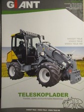 GIANT ENGINS DE CHANTIER PROSPECTUS CHARGEUR TÉLESCOPIQUE V4502 T TELE/V5003 TELE/V5003 TELE HD
