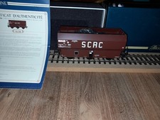 Wagon minéralier 3 essieux SCAC BRASSLINE, STRICTEMENT neuf au 1/43 fine scale.