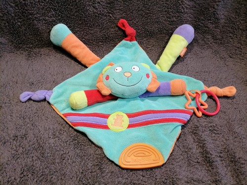 Doudou lion multicolore - , éveil