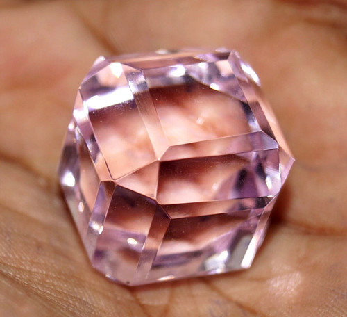 110 topaze rose cube - topaze,
