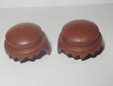 Playmobil  lot  cheveux marron