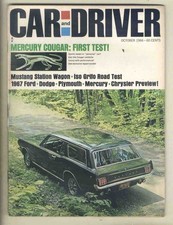 [c9202] 66.10 CarandDriver/Mustang Station Wagon, Mercury Cougar, Fiberfab - Jam