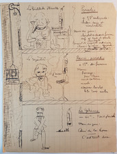 "La grace divine", ca. 1920, CARICATURE, ENCRE, DESSIN ORIGINAL