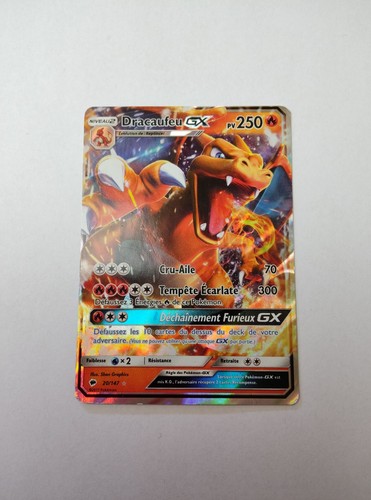 Carte pokémon dracaufeu - pokémon, gx
