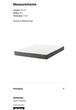 mattress queen size from Ikea
