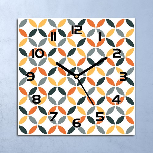 Horloge murale design verre - murale,