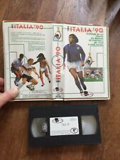 CASSETTE VIDEO VHS SPORT FOOTBALL vers italia 90 histoire de la coupe du monde