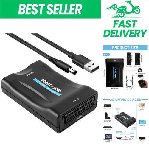 Adaptateur péritel vers hdmi - adaptateur,