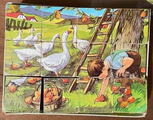 Jeu cubes ancien vie - cubes,