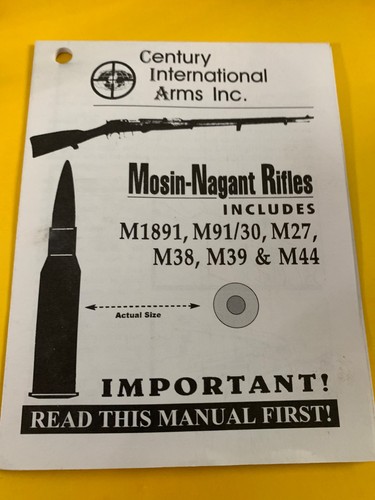 Gun rifle instruction - rifle, manual