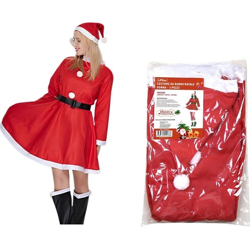 Costume père noël femme - père,