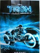 Affiche Pliée 120x160cm TRON L'HERITAGE (2011) Jeff Bridges, Wilde - Moto NEUVE