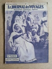 Journal des voyages 1928 Maroc croisière noire Citroën moto Abyssinie Zeppelin