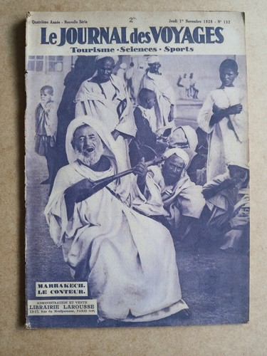 Journal des voyages 1928 maroc - voyages,