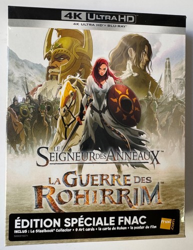 Guerre rohirrim steelbook - steelbook, 4k