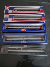 jouef ho Lot Voitures Voyageur Corail 1e 2e Classe +wagon Restaurant État Neuf