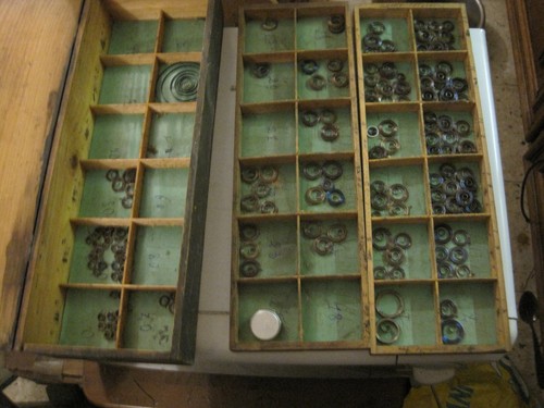 Ancienne boite horloger avec - boite,