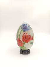 Grand Oeuf chinois peint à la