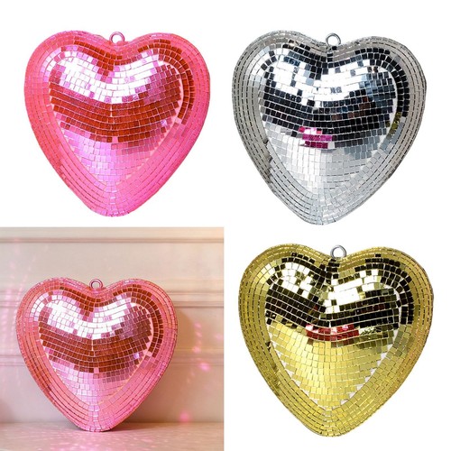 Boule disco forme cœur - disco,