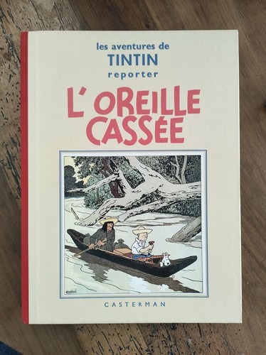 Tintin oreille cassé - l'oreille,