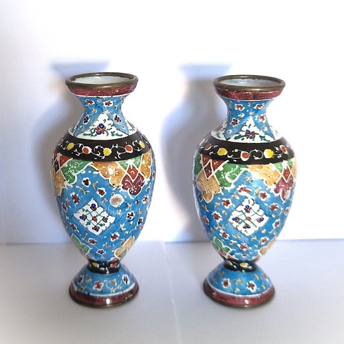 Paire ravissants vases - paire,