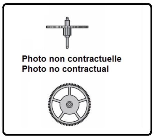 Roue seconde fourth whell - fourth,
