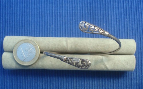 B36 bracelet jonc argent - b36,