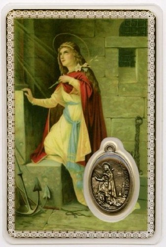 Carte médaille image pieuse