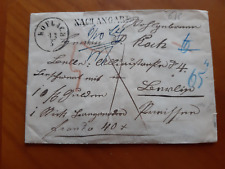 KOFLACH MARQUE Postale NACH ANGARE / Berlin  Cachets bleuscachets de cire au dos