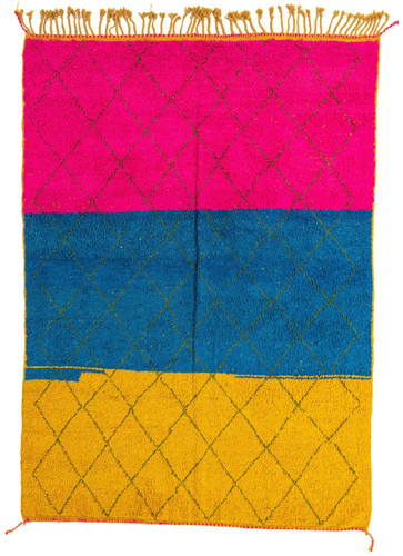 Tapis laine multi marocain - tapis, en