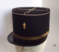 FRANCE ARTILLERIE - KEPI SOUS OFFICIER ARTILLERIE mod. 1935/1950 Taille 56. #3/2